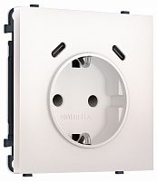Розетка с заземлением и со шторкой и 2хUSB C, без рамки Ambrella Volt MS MS210510 в Нижнем Новгороде