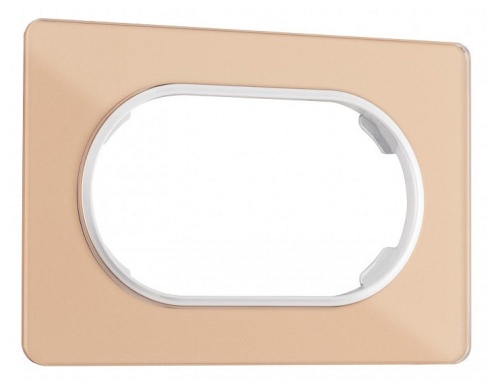Рамка для двойной розетки Arte Milano am-502.13 502.13-double.shampan в Нижнем Новгороде