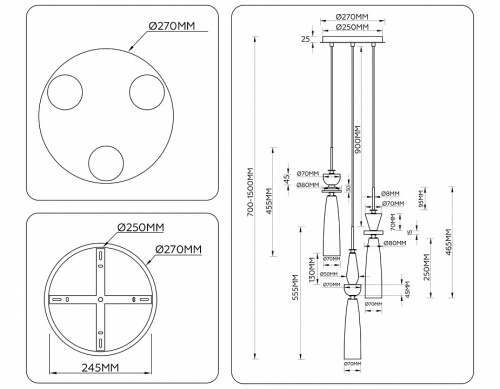 Подвесной светильник Ambrella Light LH LH75367 в Нижнем Новгороде фото 2