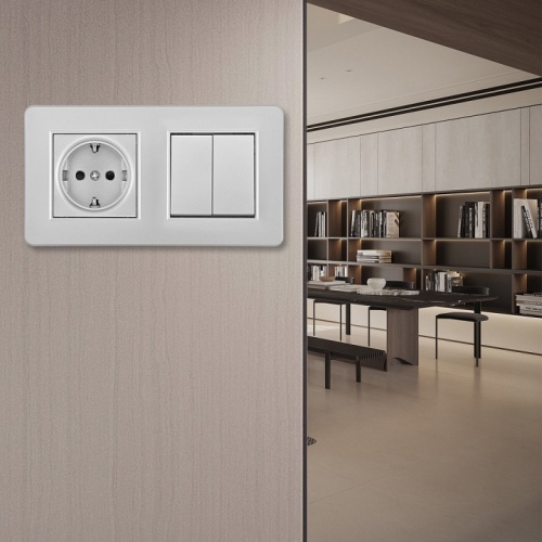 Блок с выключателями двухклавишными Arte Milano SET16-2 SET16-2-40-1-30-2 silver в Нижнем Новгороде фото 2