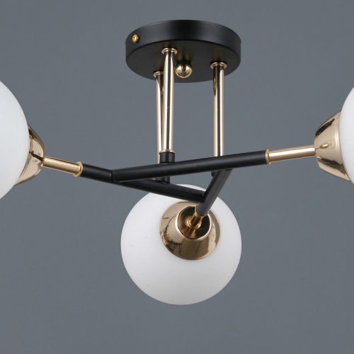 Люстра на штанге ILLUMICO LIBRA IL0689-3CSQ-24 BK FGD LIBRA в Нижнем Новгороде фото 2