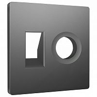 Накладка для ТВ-розетки и RJ-11 или RJ-45 Ambrella Volt ALFA AP6625 в Нижнем Новгороде