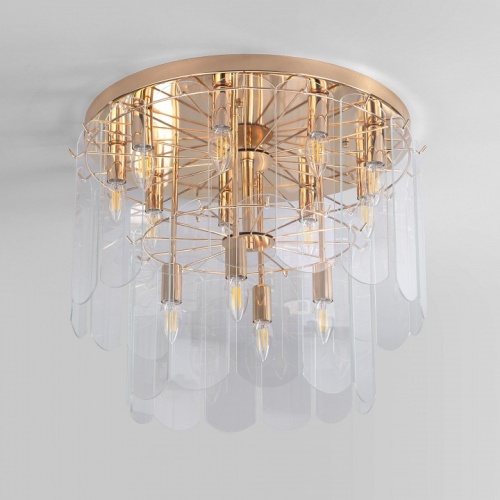 Потолочная люстра Eurosvet Claire 60170 золото в Нижнем Новгороде фото 7