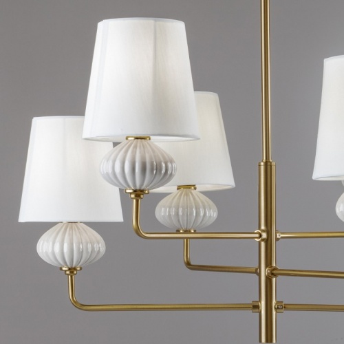 Люстра на штанге Freya Ceramics FR2029PL-06BS в Нижнем Новгороде фото 4