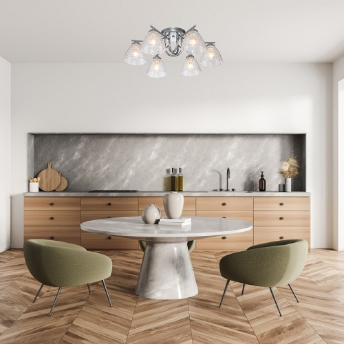 Потолочная люстра Escada Adonis 659/6PL Chrome в Нижнем Новгороде фото 4