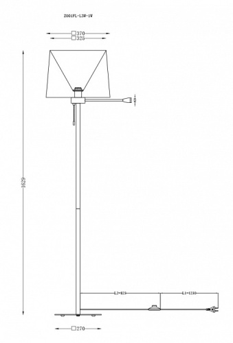 Торшер с подсветкой Maytoni Farel Z001FL-L3W-1W в Нижнем Новгороде фото 4