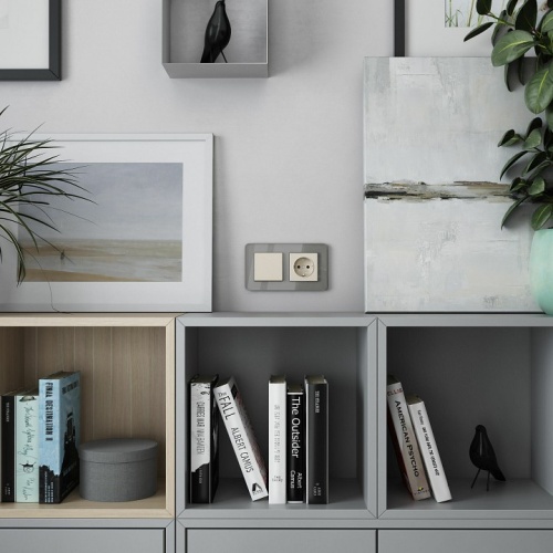 Розетка с заземлением и со шторками, без рамки Werkel айвори матовый W1171162 в Нижнем Новгороде фото 3