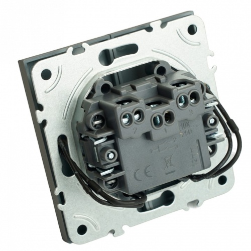 Выключатель двухклавишный с подсветкой без рамки Stekker Эмили 49942 в Нижнем Новгороде фото 10