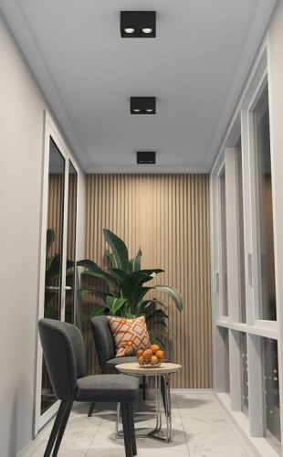 Накладной светильник Denkirs DK3030 DK3085-BK+CH в Нижнем Новгороде фото 2