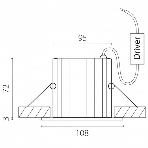 Встраиваемый светильник Lightstar Ciclone 385136 в Нижнем Новгороде фото 4