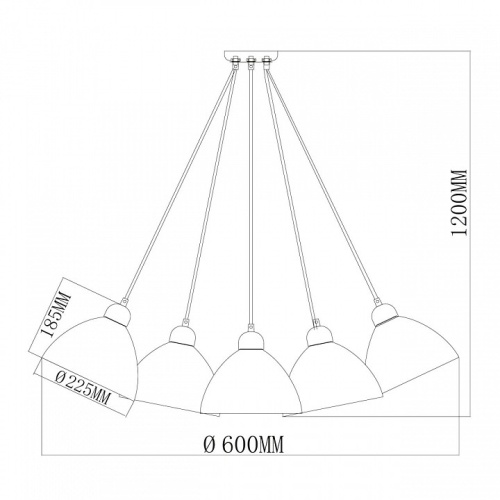 Подвесной светильник MW-Light Улыбка 365014505 в Нижнем Новгороде фото 10