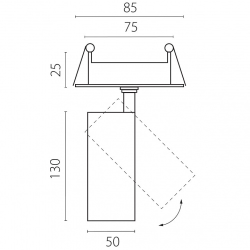 Спот Lightstar Canno Pro C4126RS в Нижнем Новгороде фото 2