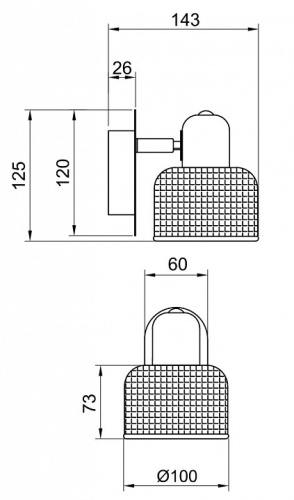 Спот Freya Debora FR5344-WL-01-CH в Нижнем Новгороде фото 3