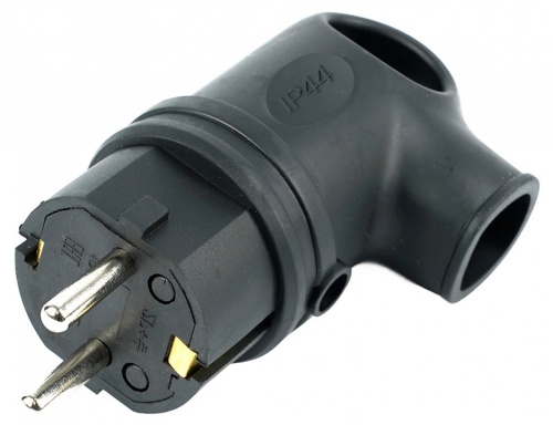 Вилка угловая с заземлением Stekker  32749 в Нижнем Новгороде