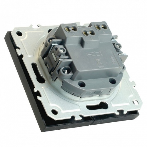 Выключатель двухклавишный без рамки Stekker Эмили 49840 в Нижнем Новгороде фото 2