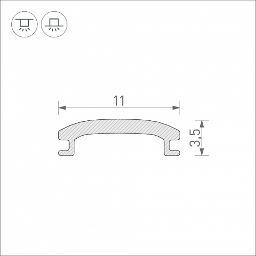 Рассеиватель Arlight STRETCH 040644 в Нижнем Новгороде фото 2