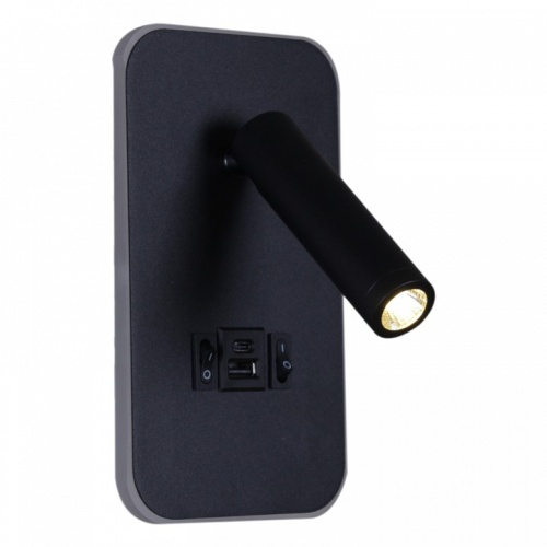 Бра 86204-9.2-001KT LED12W+USB BK в Нижнем Новгороде фото 7