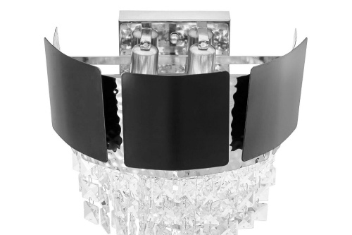 Накладной светильник LUMINA DECO MOLINA LDW 7045-2 BK+CHR в Нижнем Новгороде фото 2
