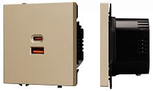 Розетка 2хUSB type A и C без рамки Arlight NOBE 054318(1) в Нижнем Новгороде