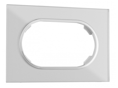 Рамка для двойной розетки Arte Milano am-502.01 502.01-double.silver в Нижнем Новгороде