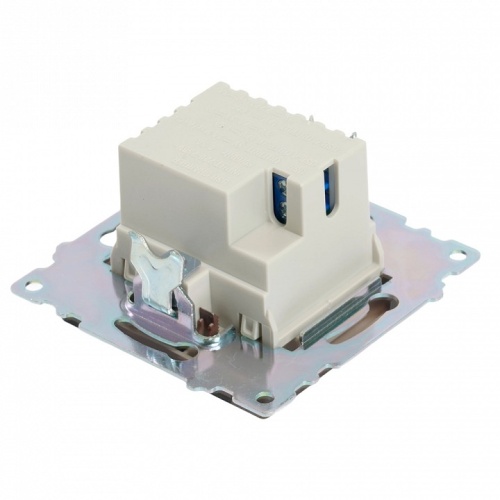 Розетка 2хUSB type A и C без рамки Stekker Катрин 50057 в Нижнем Новгороде фото 6