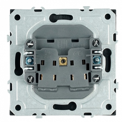 Розетка без заземления и со шторкой, без рамки Stekker Эмили 50250 в Нижнем Новгороде фото 5