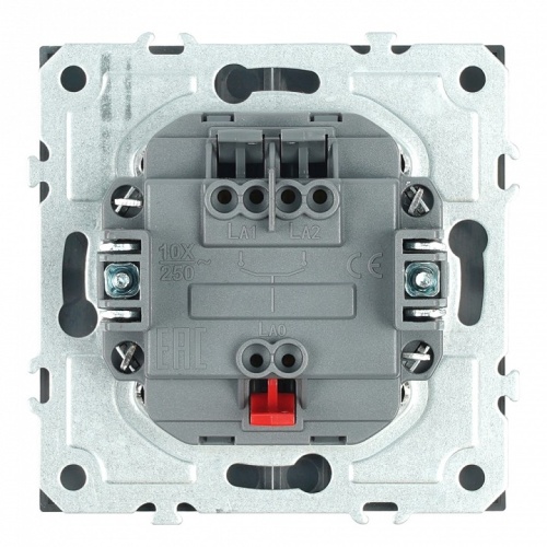 Выключатель двухклавишный без рамки Stekker Эмили 50239 в Нижнем Новгороде фото 2