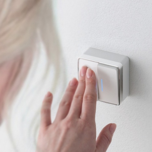 Выключатель двухклавишный с подсветкой Werkel Gallant (белая) W5020101 в Нижнем Новгороде фото 2