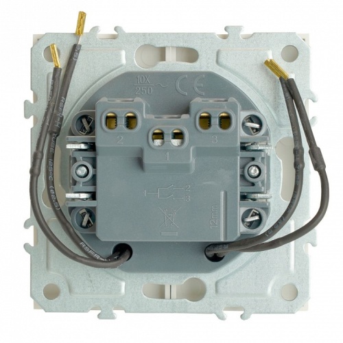 Выключатель двухклавишный с подсветкой без рамки Stekker Эмили 49864 в Нижнем Новгороде фото 9