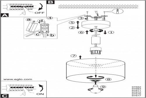 Подвесной светильник Eglo Concessa 1 97683 в Нижнем Новгороде фото 3