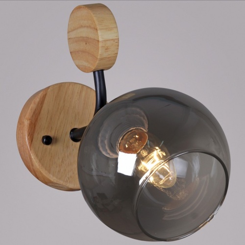 Бра 06780-0.2-01 BK+WOOD в Нижнем Новгороде