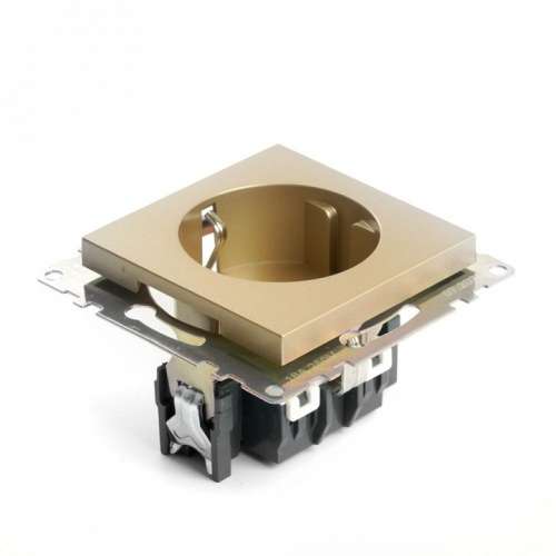 Розетка с заземлением и со шторкой, без рамки Stekker Катрин 49224 в Нижнем Новгороде фото 2