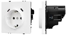 Розетка с заземлением и со шторкой и 2хUSB C, без рамки Arlight NOBE 061818(1) в Нижнем Новгороде