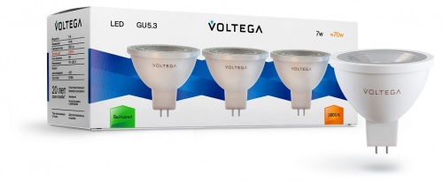 Лампа светодиодная Voltega  GU5.3 7Вт 2800K 7178 в Нижнем Новгороде