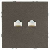 Розетка двойная Ethernet RJ-45 без рамки Stekker Эмили 49926 в Нижнем Новгороде