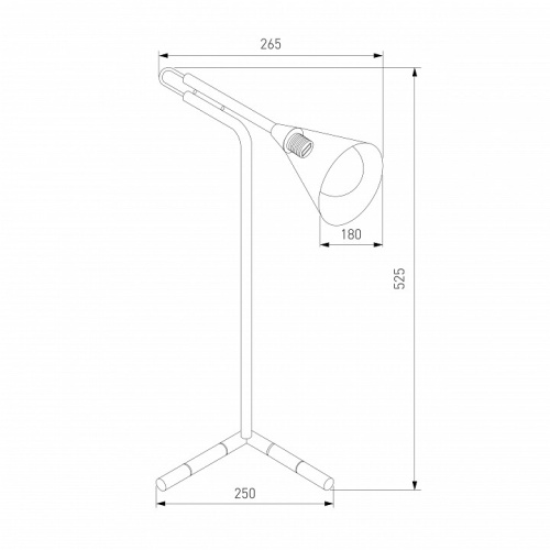 Настольная лампа декоративная Eurosvet Enigma 01186/1 черный в Нижнем Новгороде фото 4