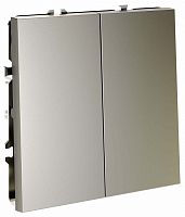 Переключатель перекрестный двухклавишный без рамки Voltum S70 VLS020504 в Нижнем Новгороде