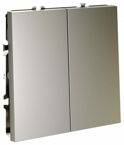 Переключатель перекрестный двухклавишный без рамки Voltum S70 VLS020504 в Нижнем Новгороде