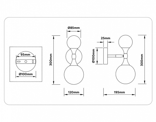Бра Ambrella Light LH LH51053 в Нижнем Новгороде фото 6