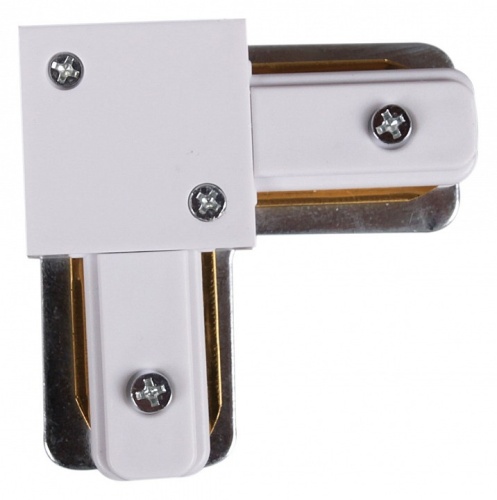 Соединитель угловой L-образный для треков накладных RL 06038 corner connector WT в Нижнем Новгороде