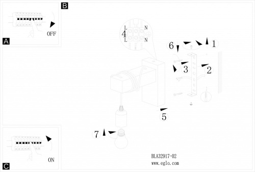 Бра Eglo Townshend 32917 в Нижнем Новгороде фото 2
