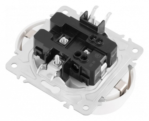 Розетка двойная с заземлением, без рамки Arte Milano am-202 202.40-2.white в Нижнем Новгороде фото 6