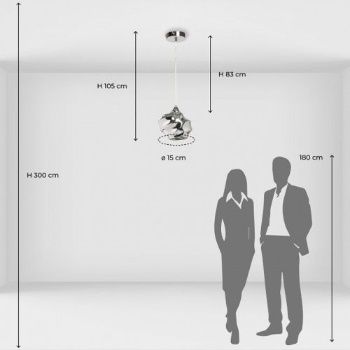 Подвесной светильник De City Соло 63 112011101 в Нижнем Новгороде фото 2