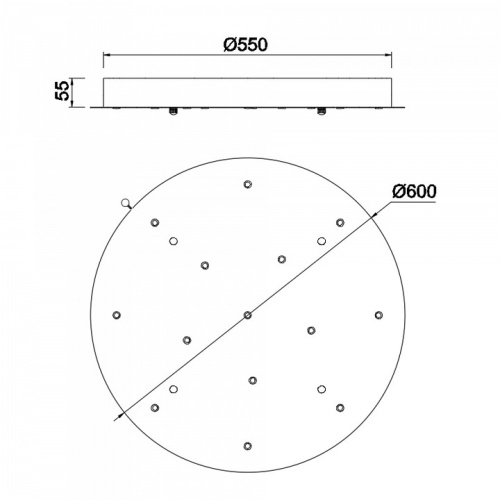 Подвесная люстра Mantra Boomerang 9372+9245 (14L) в Нижнем Новгороде фото 13