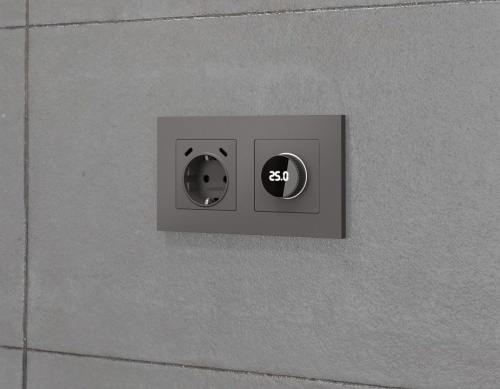 Терморегулятор электромеханический для теплого пола без рамки Ambrella Volt ALFA MA655810 в Нижнем Новгороде фото 2