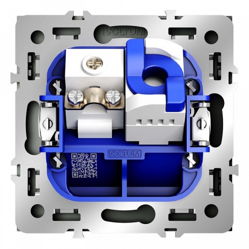 ТВ-розетка и розетка Ethernet RJ-45 без рамки Voltum S70 VLS060706 в Нижнем Новгороде фото 3