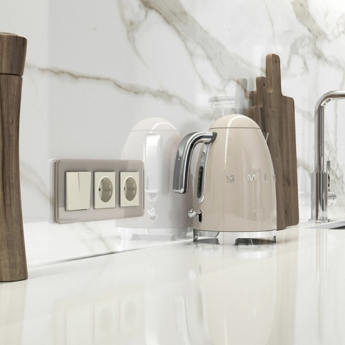 Розетка с заземлением и со шторками, без рамки Werkel айвори матовый W1171162 в Нижнем Новгороде фото 4