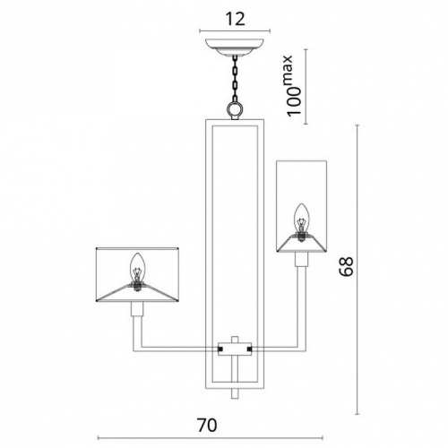 Подвесная люстра Divinare Porta 5933/01 LM-8 в Одинцово фото 5