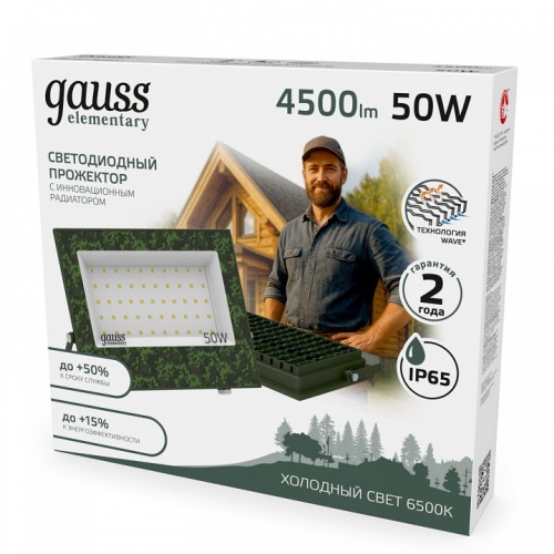 Настенно-потолочный прожектор Gauss  GFD004 в Нижнем Новгороде фото 2