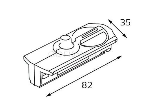 Переходник для трека Italline WSO WSO 77C black в Бородино фото 2